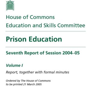 House of Commons Prison Education (2005)